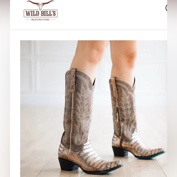 Lane boots Shoes - Lane Skylight Rose gold cowgirl boots size 9